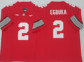 Ohio State Buckeyes Red #2 EGBUKA Jersey