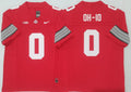 Ohio State Buckeyes Red #0 OH-IO Jersey