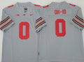 Ohio State Buckeyes GRAY #0 OH-IO Jersey