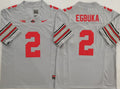 Ohio State Buckeyes GRAY #2 EGBUKA Jersey