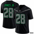 #28 Anthony Jones Jr Oregon Ducks Big Ten Black Football Game Day Uniform Jersey