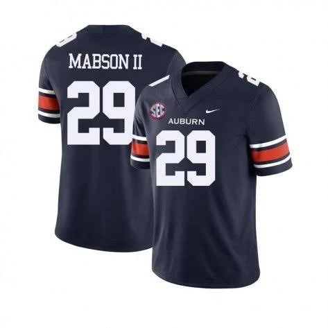 Auburn Tigers #29 Omar Mabson II Men's Football Jersey