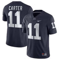 Men's Penn State Nittany Lions #11 Abdul Carter Navy Stitched Football