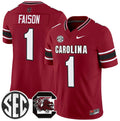 Men's South Carolina Fighting Gamecocks #1 Rahsul Falson Garnet 2026