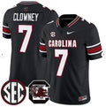 Men's South Carolina Fighting Gamecocks #7 Jadeveon Clowney Black