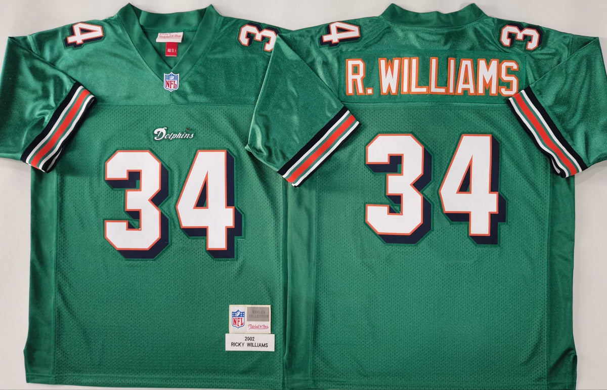 Miami Dolphins Green #34 R.WILLIAMS Jersey