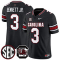 Men's South Carolina Fighting Gamecocks #3 Mazeo Bennett Jr.Black 2026