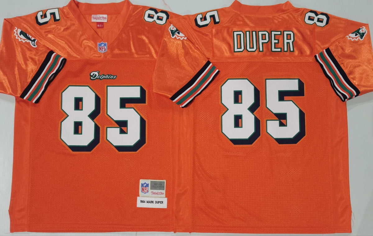 Miami Dolphins  Orange #85 DUPER Jersey