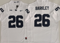 Penn State Nittany Lions White #26 BARKLEY Jersey