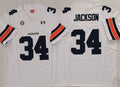 Auburn Tigers  White #34 JACKSON Jersey