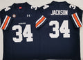 Auburn Tigers  Blue #34 JACKSON Jersey
