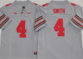 Ohio State Buckeyes GRAY #4 SMITH Jersey