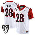 #28 Marshall Faulk San Diego State Aztecs 2026 Vapor Stitched White Jersey