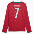 Puma 2026 Portugal Men's Stadium Home Ronaldo #7 Long-Sleeve Soccer Jersey