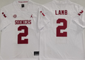 Oklahoma Sooners White #2 LAMB Jersey