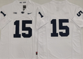 Penn State Nittany Lions White #15 Allar Jersey