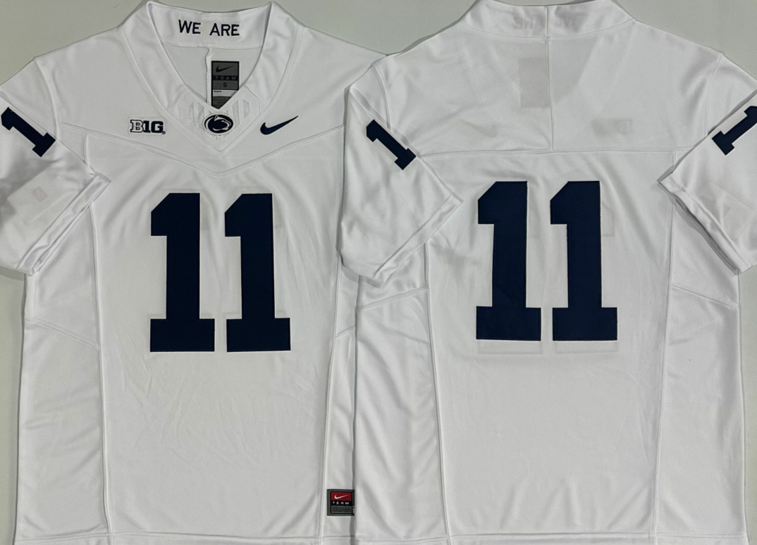 Penn State Nittany Lions White #11 Parsons Jersey
