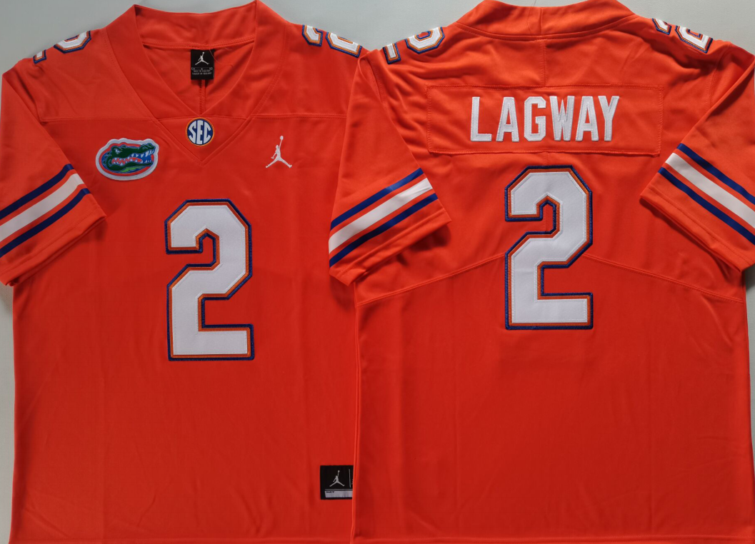 Florida Gators Orange #2 LAGWAY Jersey