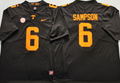 Tennessee Volunteers Black #6 SAMPSON Jersey