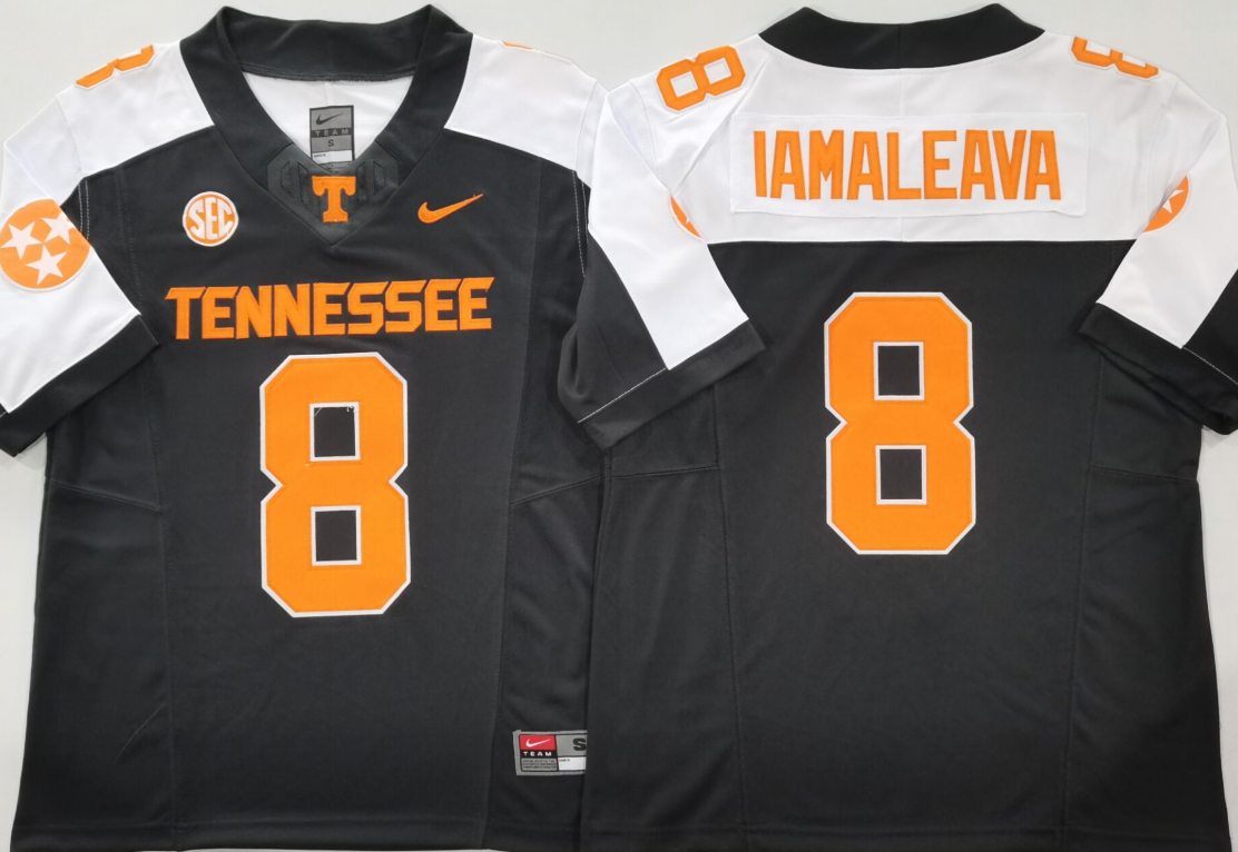 Tennessee Volunteers GRAY White #8 IAMALEAVA Jersey