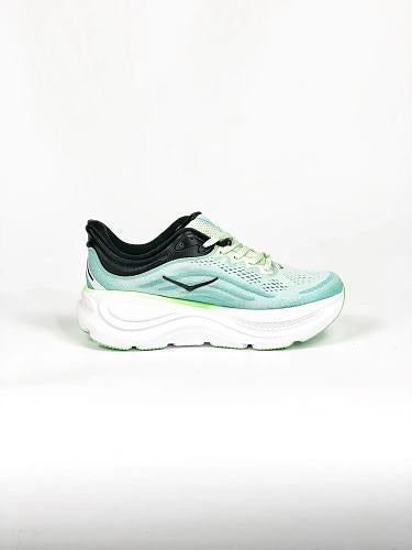 HOKA ONE ONE Women's Bondi 9"Mint Leaf / Pink"