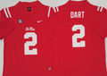 Ole Miss Rebels Red #2 DART Jersey