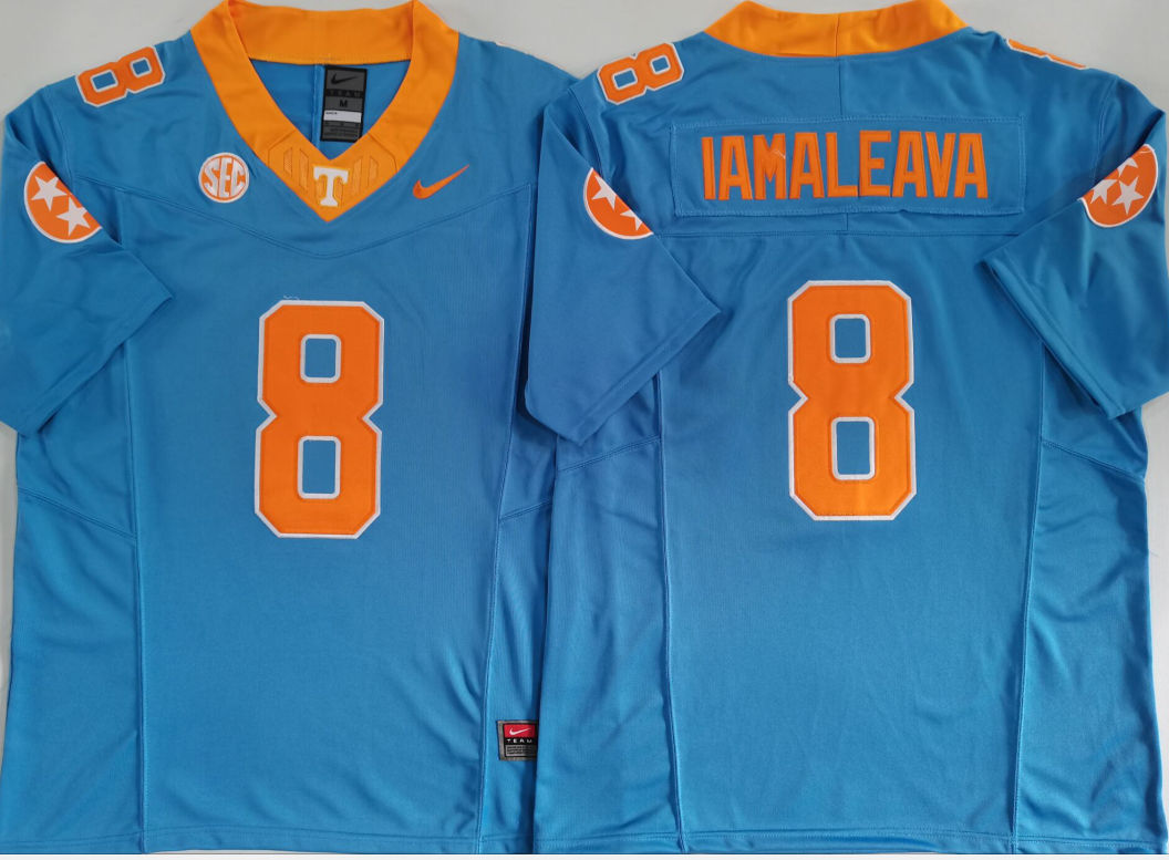 Tennessee Volunteers Blue #8 IAMALEAVA Jersey