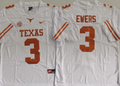 Texas Longhorns White #3 EWERS Jersey