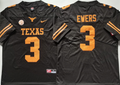Texas Longhorns Black #3 EWERS Jersey