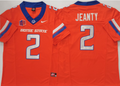 Boise State Broncos Orange #2 JEANTY Jersey