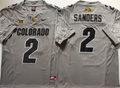 COLORADO BUFFALOES GRAY #2 SANDERS Jersey