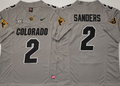 COLORADO BUFFALOES GRAY #2 SANDERS Jersey
