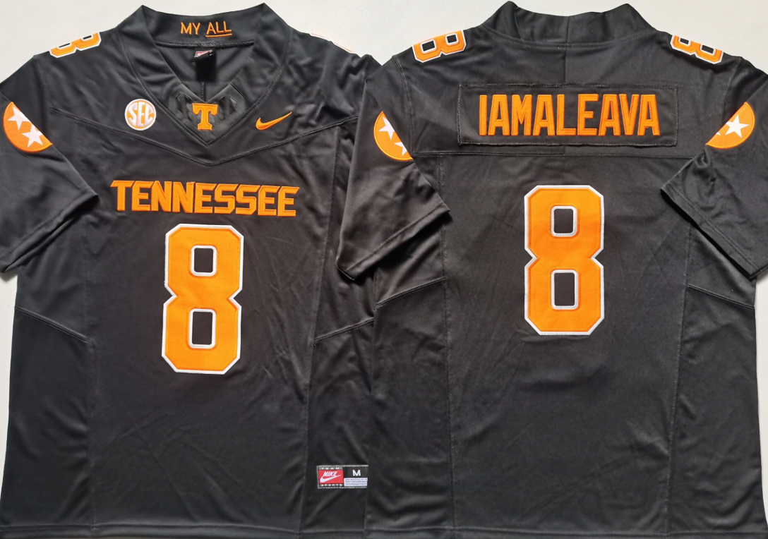 Tennessee Volunteers GRAY #8 IAMALEAVA Jersey