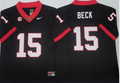 Georgia Bulldogs Black #15 BECK Jersey