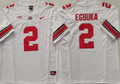 Ohio State Buckeyes White #2 EGBUKA Jersey