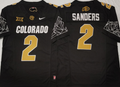 COLORADO BUFFALOES Black #2 SANDERS Jersey
