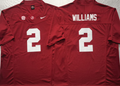 Alabama Crimson Tide Red #2 WILLIAMS Jersey