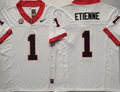 Georgia Bulldogs White #1 ETIENNE Jersey