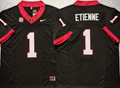 Georgia Bulldogs Black #1 ETIENNE Jersey
