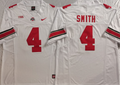 Ohio State Buckeyes White #4 SMITH Jersey