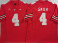 Ohio State Buckeyes Red #4 SMITH Jersey
