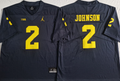 Michigan Wolverines Blue #2 JOHNSON Jersey