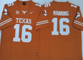 Texas Longhorns Yellow #16 MANNING Jersey