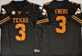 Texas Longhorns Black #3 EWERS Jersey