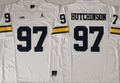 Michigan Wolverines White #97 HUTCHINSON Jersey
