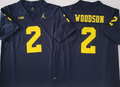 Michigan Wolverines Blue #2 WOODSON Jersey