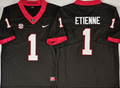 Georgia Bulldogs Black #1 ETIENNE Jersey