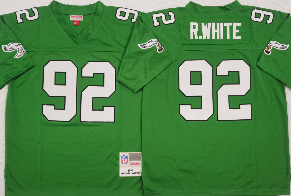 Philadelphia Eagles Green #92 R.WHITE Jersey