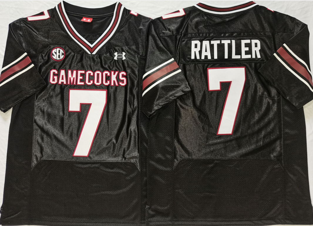 South Carolina Gamecock Black #7 RATTLER Jersey