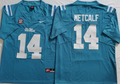 Ole Miss Rebels Blue #14 METCALF Jersey